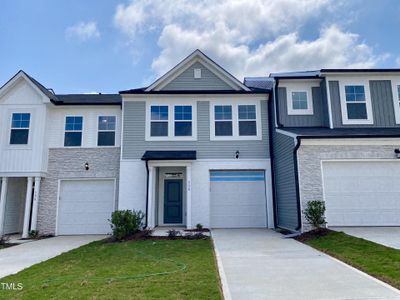 New construction Townhouse house 536 Eversden Drive, Zebulon, NC 27597 - photo 0