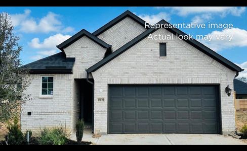 New construction Single-Family house 26719 Texas Lantana Ln, Montgomery, TX 77316 plan 3034 Elevation A - image