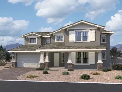 New construction Single-Family house 22861 E Stirrup St, Queen Creek, AZ 85142 plan Spruce - image