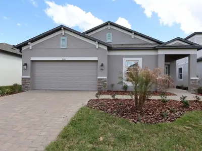 New construction Single-Family house 3148 Fall Harvest Dr, Zephyrhills, FL 33540 plan Picasso - image