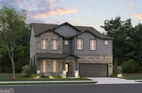 New construction Single-Family house 4182 Adler Cir, Buford, GA 30519 plan Riverside - image