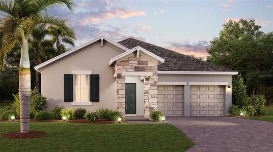 New construction Single-Family house 1952 Flourish Avenue, Kissimmee, FL 34744 Eastham II- photo 0