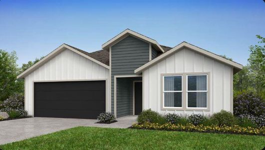New construction Single-Family house 14124 Axel Johanson Dr, Del Valle, TX 78617 Mockingbird- photo 0