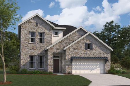 New construction Single-Family house 3638 Prosper Rd, Leander, TX 78641 Franklin II- photo 1 1