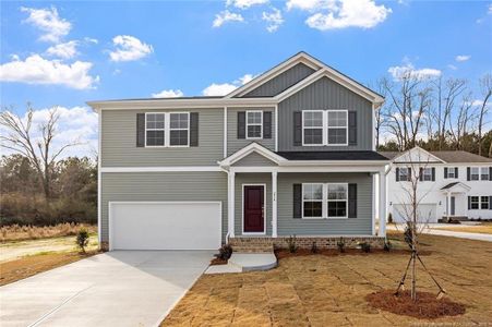 New construction Single-Family house 192 Harriette Ct, Lillington, NC 27546 plan Russell - image