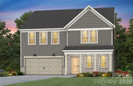 New construction Single-Family house 1589 Gossage Ln Nw, Concord, NC 28027 plan Hampton - image