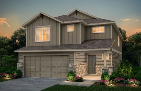 New construction Single-Family house 405 Singing Dove Wy, Liberty Hill, TX 78628 Modena- photo 0 0