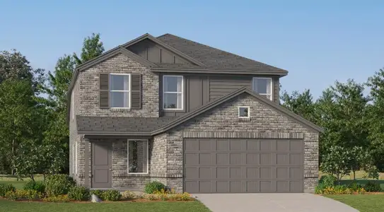 New construction Single-Family house 16819 Old Wagon Wy, Hockley, TX 77447 plan Morrow - image