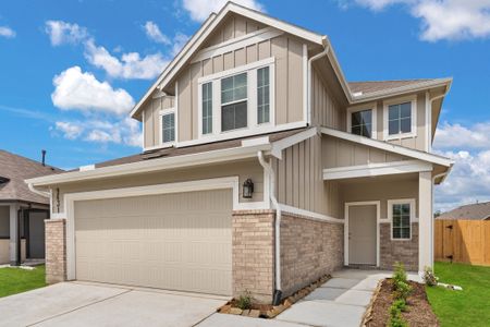 New construction Single-Family house 8815 Robin Song Trail, Houston, TX 77078 - photo 0