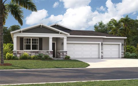 New construction Single-Family house 1442 Dunblane Wy Ne, Palm Bay, FL 32905 plan Juniper - image