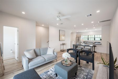 Living Room of Model Home - Same Floor plan