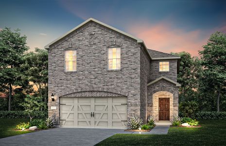 The Rybrook, a two-story home with 2-car garage, s