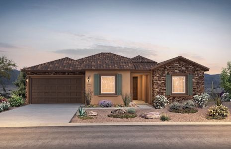 New construction Single-Family house 7870 W Mockingbird Way, Florence, AZ 85132 Voyage- photo 0