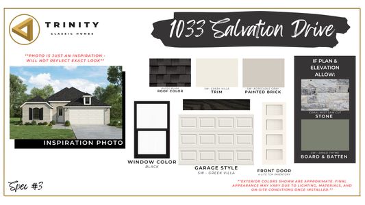 New construction Single-Family house 1033 Salvation Dr, Weatherford, TX 76088 plan The Concho - image