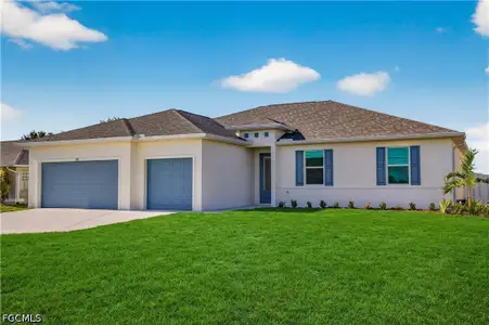 New construction Single-Family house 1011 Nw 9Th St, Cape Coral, FL 33993 plan The Bluewater Cove - image