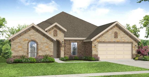 New construction Single-Family house 1020 Mill Ridge Dr, Justin, TX 76247 Hampton- photo 0 0