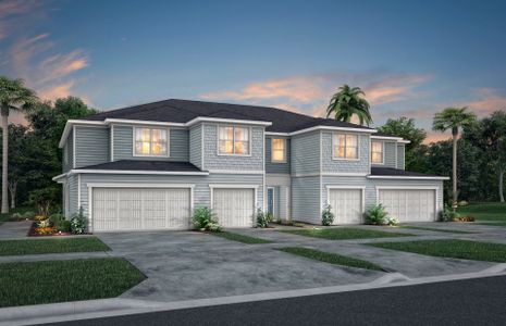 New construction Duplex house 4515 Cypress Cay Way, Kissimmee, FL 34746 Springdale- photo 0