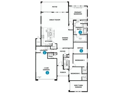 New construction Single-Family house 7427 W Hedge Hog Pl, Peoria, AZ 85383 plan 5013 - image