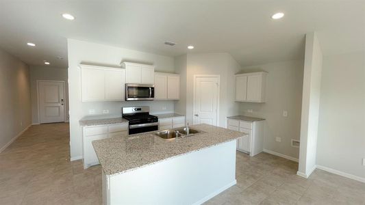 Kitchen - All Home and community information, including pricing, included features, terms, availability and amenities, are subject to change at any time without notice or obligation. All Drawings, pictures, photographs, video, square footages, floor plans, elevations, features, colors and sizes are approximate for illustration purposes only and will vary from the homes as built.