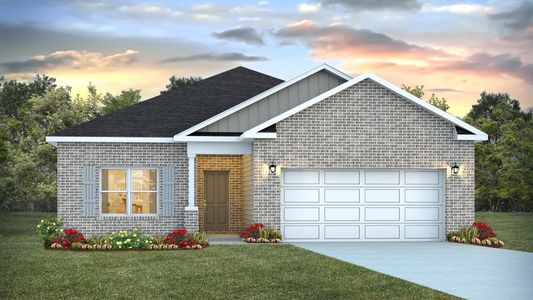 New construction Single-Family house 7298 Big Buck Blvd, Panama City, FL 32409 plan The Walker - image