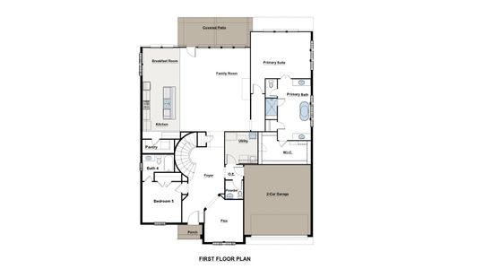 New construction Single-Family house 2016 Grey Birch Pl, Aledo, TX 76008 plan Harrison - image 3