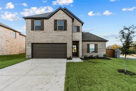 New construction Single-Family house 512 Ridgewood Drive, Van Alstyne, TX 75495 Ellerdale F- photo 0