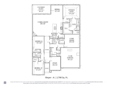 New construction Single-Family house 1150 Bailey Ranch Rd, Aledo, TX 76008 plan Meyer - image 3