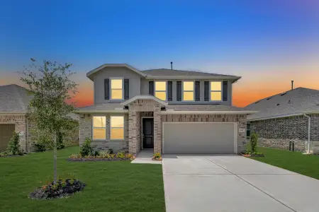 New construction Single-Family house 347 W Rose Marie Ln, Montgomery, TX 77356 plan Zambezi II - image