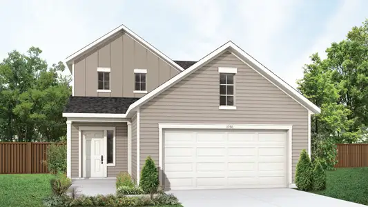 New construction Single-Family house 203 Manifest Rd, Hutto, TX 78634 plan Latitude - image