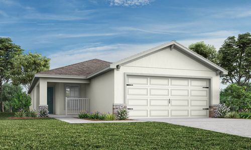 New construction Single-Family house 2437 Leeds Street, Haines City, FL 33844 Begonia- photo 0