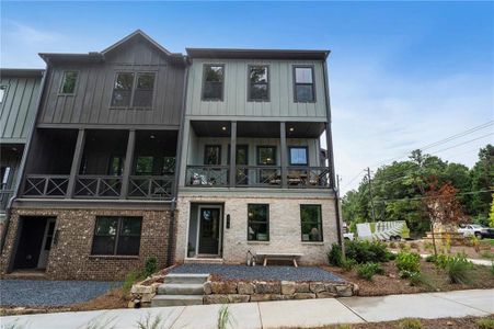 New construction Townhouse house 335 Ponder Place, Unit 49, Alpharetta, GA 30009 Clementine- photo 0