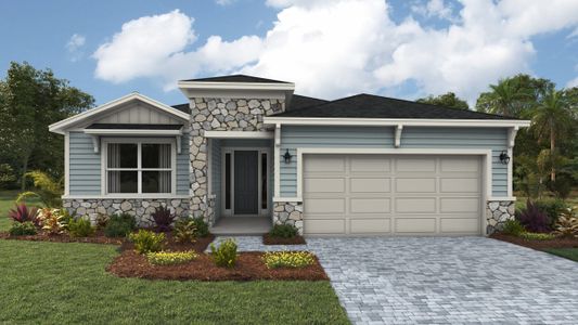 New construction Single-Family house 17291 Saltbush Trl, Parrish, FL 34219 plan Laurel - image