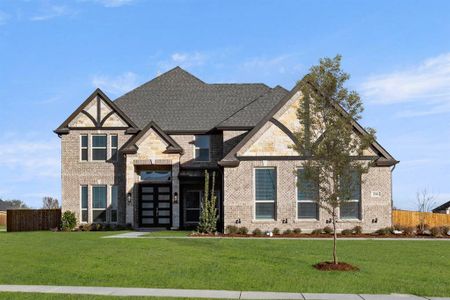 New construction Single-Family house 290 Cheyenne Mountain Dr, Ovilla, TX 75154 plan Broadcrest FSW (w/Media or Opt 6th BR) - image