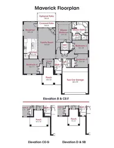 New construction Single-Family house 18304 Alana Nell Ct, Willis, TX 77378 plan Maverick - image 1