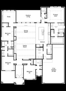 New construction Single-Family house 102 Adoration Woods Ct, Willis, TX 77318 plan Auden - image