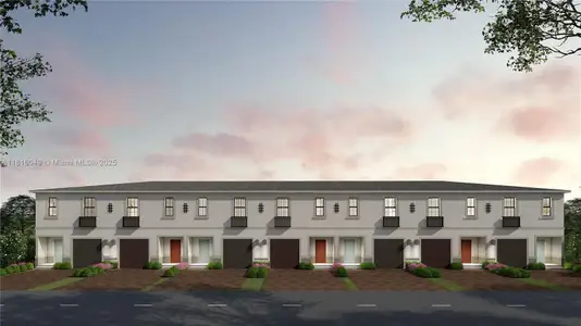 New construction Townhouse house 605 Nw 6Th Ter, Florida City, FL 33034 plan Bella - image