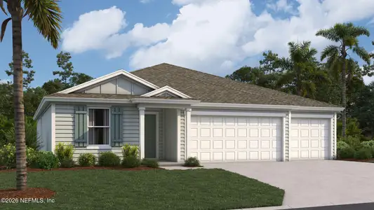 New construction Single-Family house 5 Oakleaf Ct, Palm Coast, FL 32137 plan Madison - image