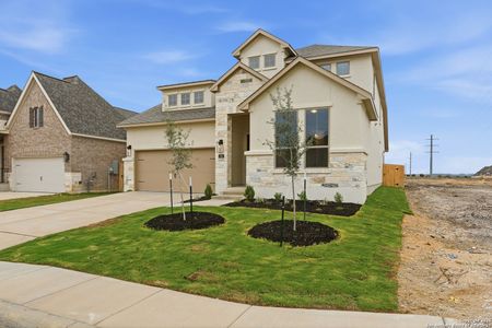 New construction Single-Family house 346 Haby Holw, San Antonio, TX 78253 plan Lewis - image