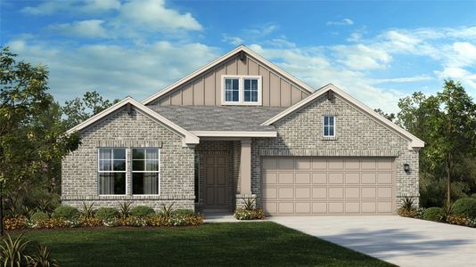 New construction Single-Family house 112 Big Pine Creek Ln, Bastrop, TX 78602 Enfield- photo 0