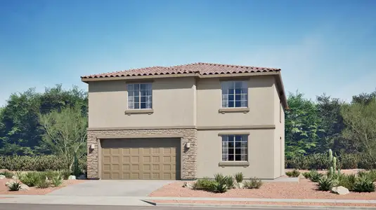 New construction Single-Family house 9557 W Skipjack Dr, Marana, AZ 85658 plan Reef - image