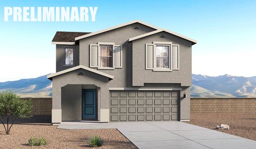 New construction Single-Family house 6247 E Campolina Trl, Tucson, AZ 85756 plan Elm - Plan C30E - image