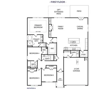 New construction Single-Family house 30 Fairoaks Ct, Covington, GA 30016 plan (GA)Ellen A.1 2 Front Entry - image