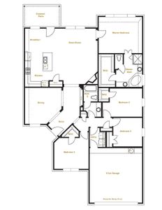 New construction Single-Family house 104 Allin Oaks, Universal City, TX 78148 plan Parlin - image