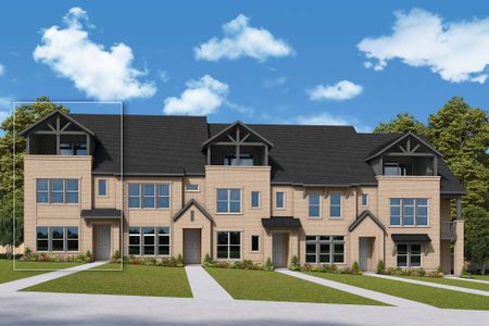 New construction Townhouse house 4823 Fuller Dr, Unit 1001, Irving, TX 75039 The Lashbrook- photo 0