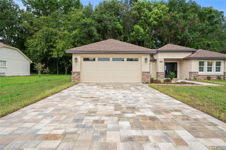 Front Brick Paver Driveway