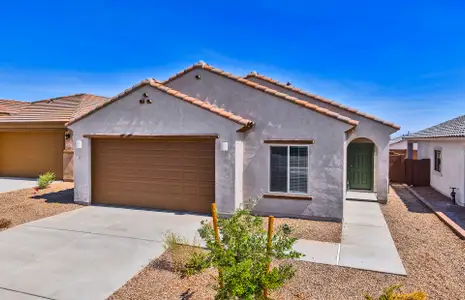 New construction Single-Family house 852 W Calle El Teclado, Sahuarita, AZ 85629 plan Marigold - image
