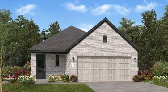 New construction Single-Family house 18116 Trepito Avenue, New Caney, TX 77357 Linfield- photo 0