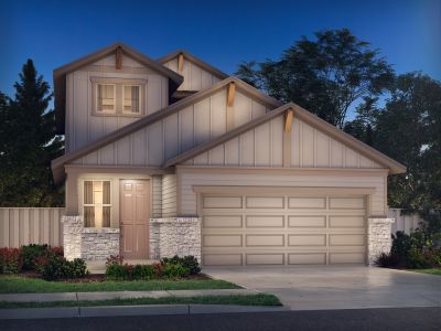 New construction Single-Family house 3609 Kent Chalk Rd, Buda, TX 78610 plan The Olympic (380) - image