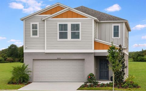 New construction Single-Family house 7721 Twin Leaf Terrace, Parrish, FL 34219 Indigo- photo 0