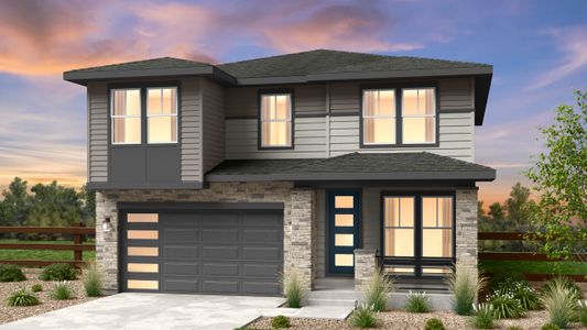 New construction Single-Family house 8711 Pennycress Dr, Littleton, CO 80125 plan Granby - image